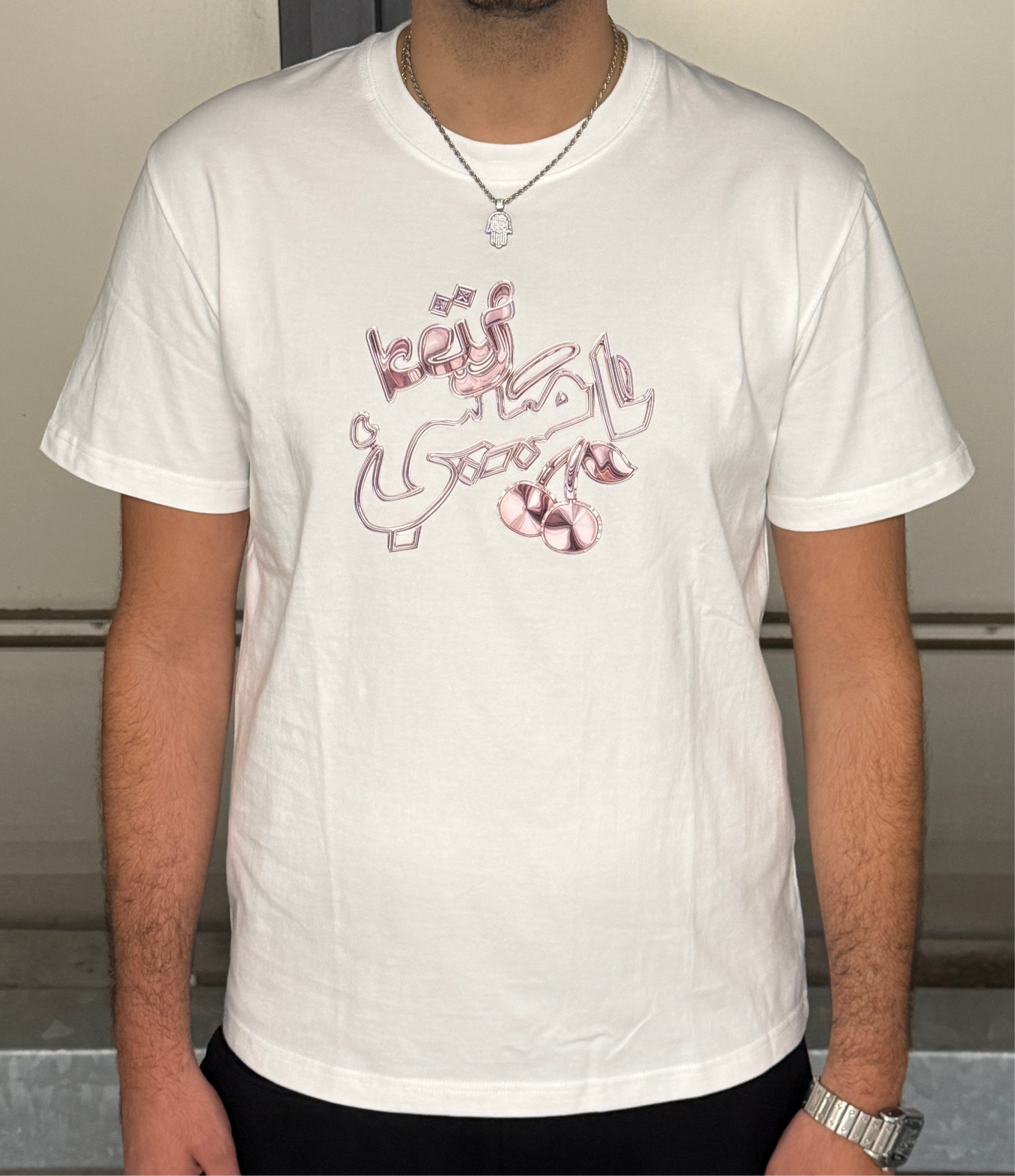 T-SHIRT WHITE CHROME REGULAR FIT