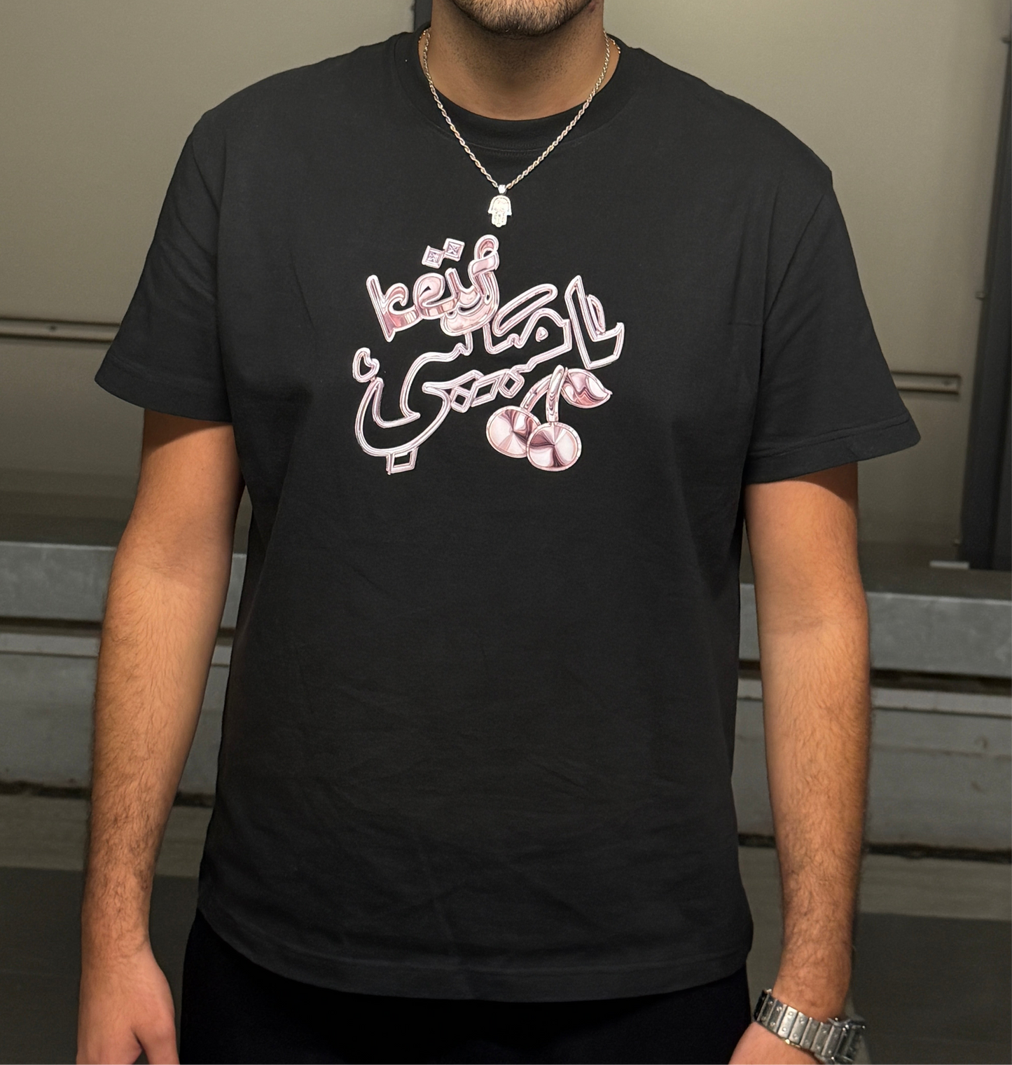 T-SHIRT BLACK CHROME REGULAR FIT