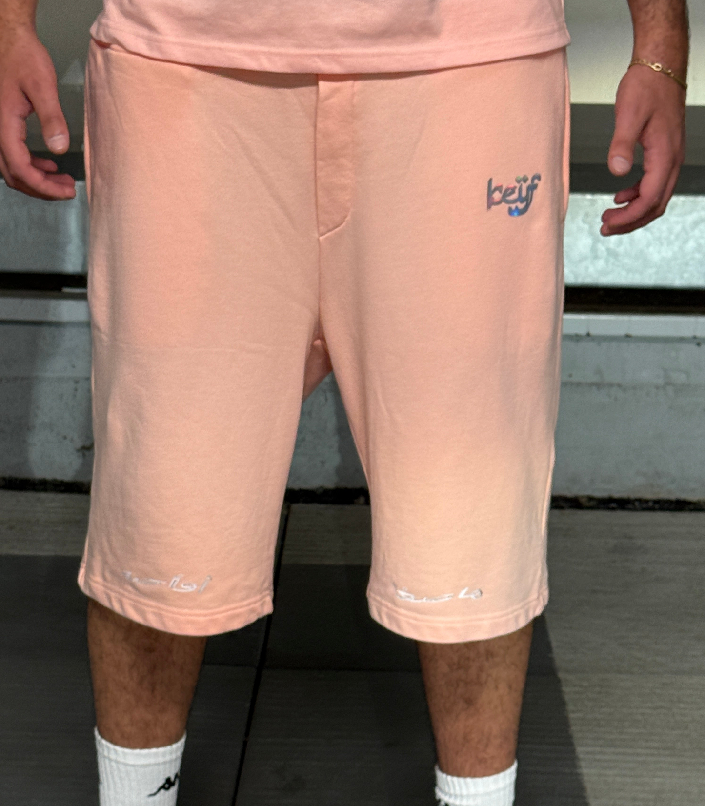 JOGGER JORTS BABY PINK