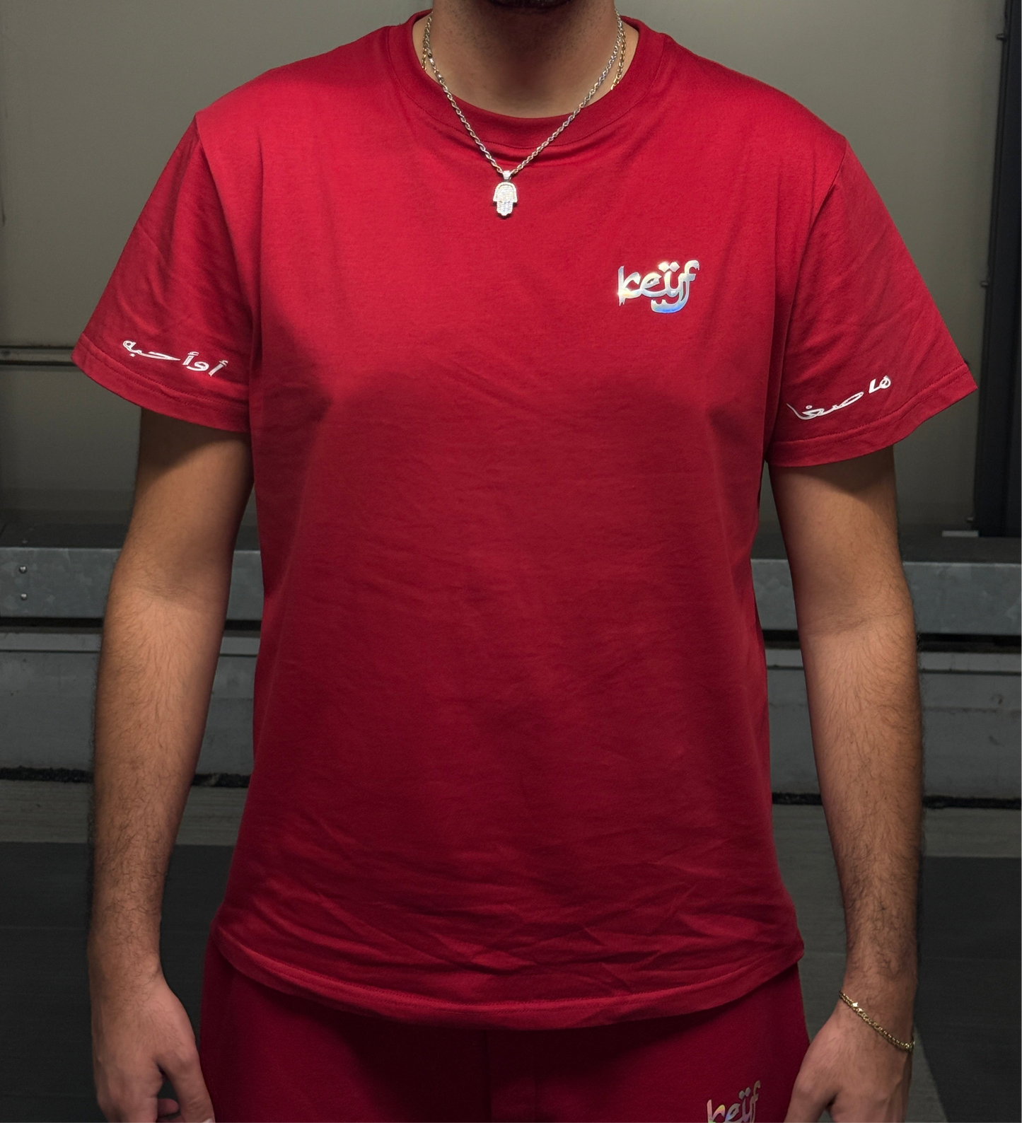 T-SHIRT WINERED REGULAR FIT
