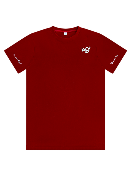 T-SHIRT WINERED REGULAR FIT